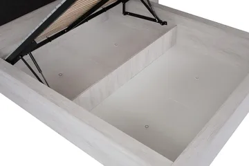 Najera Rammeseng 160x200 cm - Tre/Svart - Møbler - Senger - Rammeseng