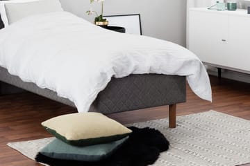 NOTTE 90 Rammeseng Grå - Grå - Møbler - Senger - Enkeltsenger