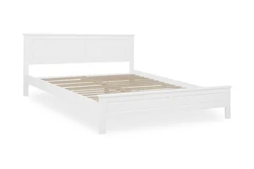 Olivet Dobbeltseng 180 | 200 cm - Hvit - Møbler - Senger - Sengeramme & sengestamme