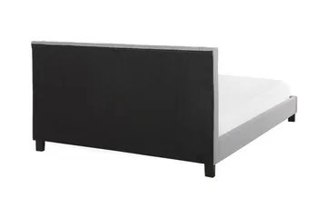 Poitiers Rammeseng 180x200cm - Lysegrå - Møbler - Senger - Sengeramme & sengestamme