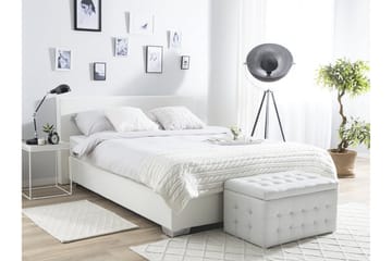 President Dobbeltseng 160 | 200 cm - Hvit - Møbler - Senger - Sengeramme & sengestamme