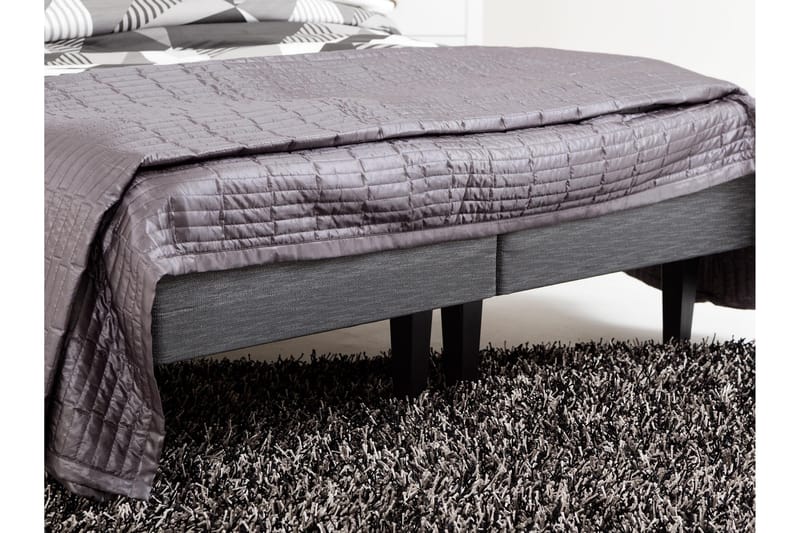 Prime Komplett Sengepakke 160x200 cm - Mørkegrå - Møbler - Senger - Rammeseng