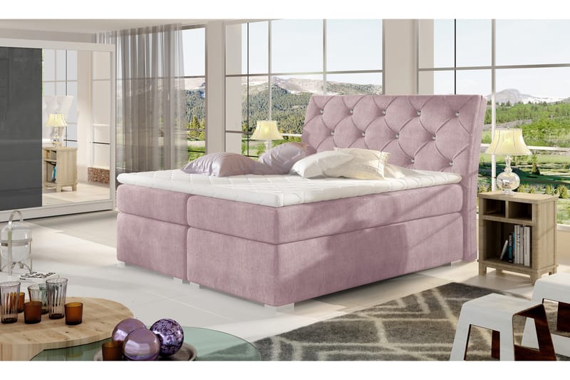 Rammeseng Andree 140x200 cm - Rosa - Rammeseng