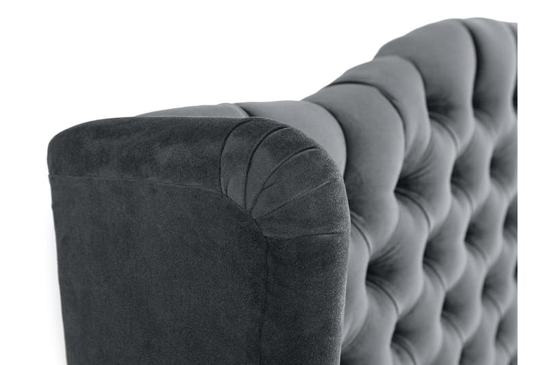 Rammeseng Baron 222x167x162 cm - Blå - Møbler - Senger - Rammeseng