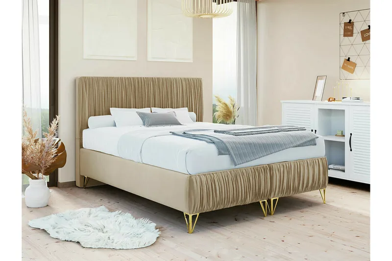 Rammeseng Gortin 160x200 cm - Møbler - Senger - Komplett sengepakke