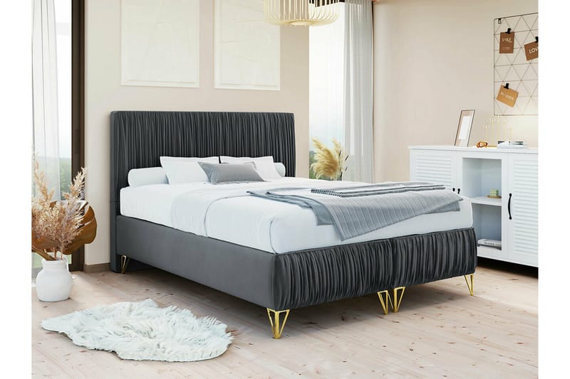 Rammeseng Gortin 160x200 cm - Møbler - Senger - Komplett sengepakke