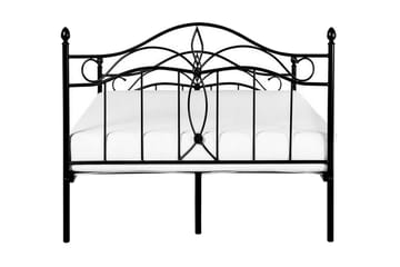 Rammeseng Malagana 140x200 cm - Svart - Møbler - Senger - Rammeseng