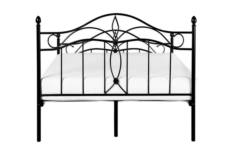 Rammeseng Malagana 140x200 cm - Svart - Møbler - Senger - Rammeseng