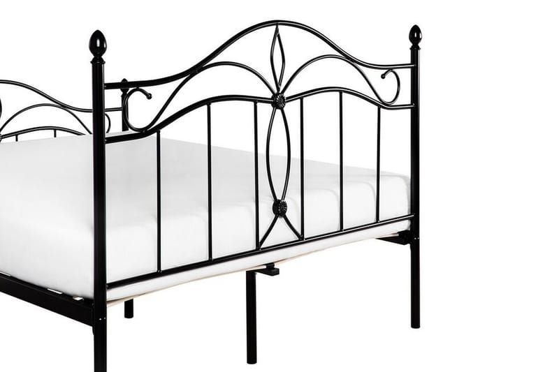 Rammeseng Malagana 140x200 cm - Svart - Møbler - Senger - Rammeseng