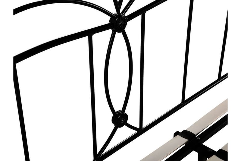 Rammeseng Malagana 140x200 cm - Svart - Møbler - Senger - Rammeseng