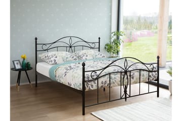 Rammeseng Malagana 140x200 cm - Svart - Møbler - Senger - Rammeseng