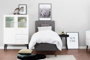 Rammeseng Notte 80x200 - Grå - Møbler - Senger - Enkeltsenger