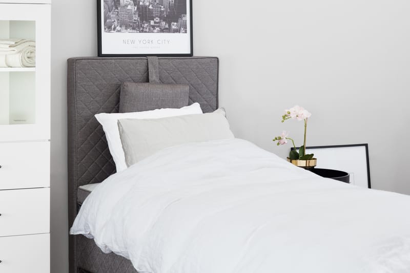 Rammeseng Notte 90x200 - Grå - Møbler - Senger - Enkeltsenger