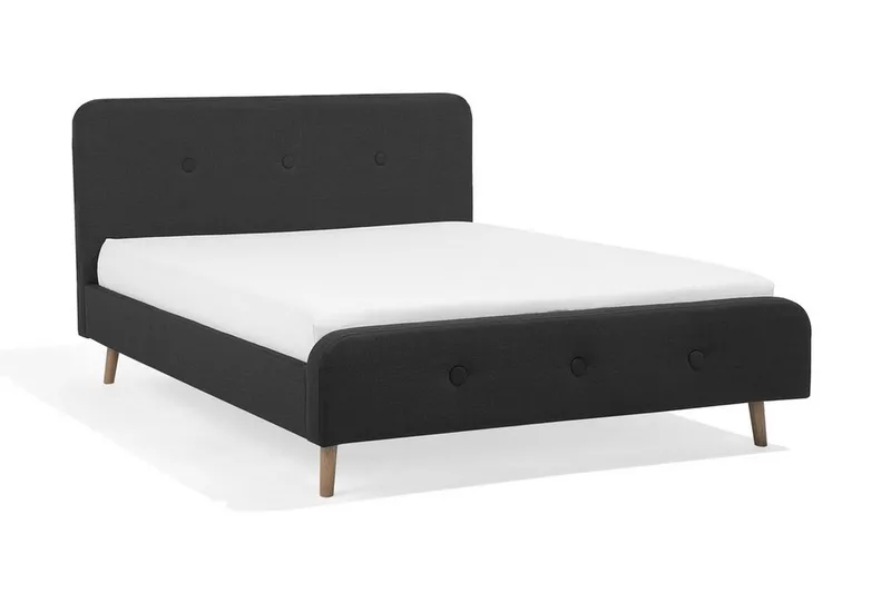 Rennes Dobbeltseng 140 | 200 cm - Grå - Møbler - Senger - Sengeramme & sengestamme