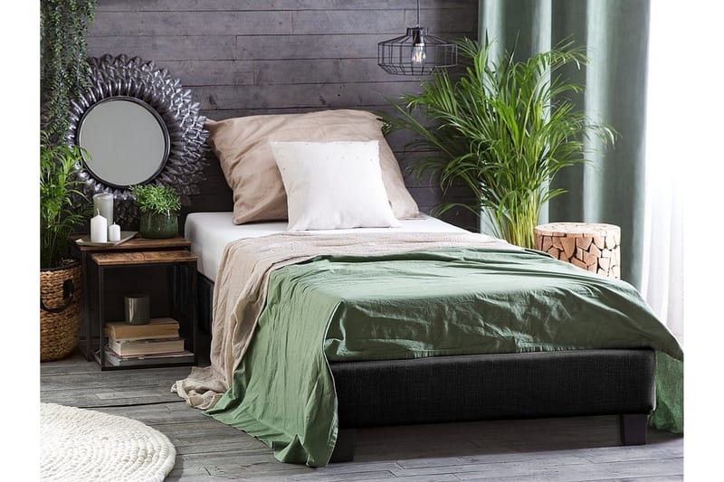 Roanne Dobbeltseng 90 | 200 cm - Grå - Møbler - Senger - Rammeseng