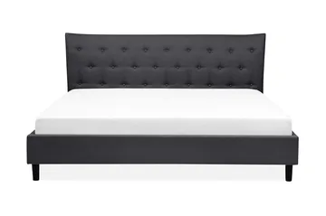 Saverne Dobbeltseng 180 | 200 cm - Grå - Møbler - Senger - Rammeseng