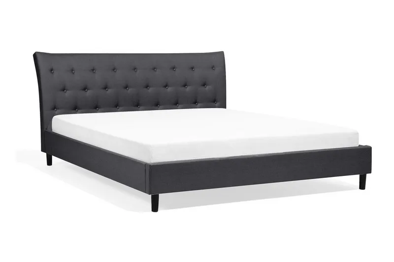 Saverne Dobbeltseng 180 | 200 cm - Grå - Møbler - Senger - Rammeseng