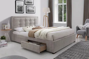 Seng DUKE med 4 skuffer/Madrass HARMONY DELUX - Møbler - Senger - Rammeseng