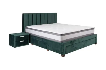 Seng GRACE med Madrass HARMONY DUO 160x200cm - Møbler - Senger - Rammeseng