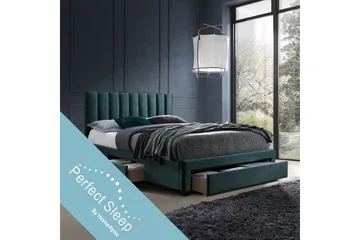 Seng GRACE med madrass HARMONY TOP 160x200cm - Møbler - Senger - Rammeseng