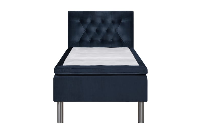 Sengepakke Chilla Pluss Rammeseng 90x200 cm - Mørkeblå - Rammeseng - Komplett sengepakke