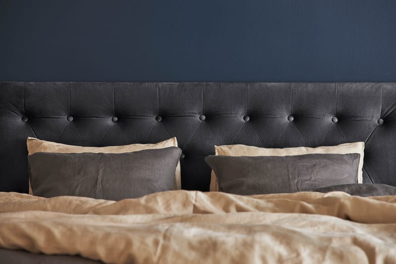 Sengepakke Chilla Pluss Rammeseng 90x200 cm - Mørkegrå - Rammeseng - Komplett sengepakke