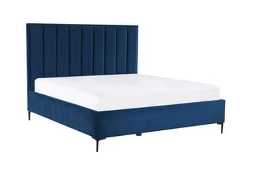 Sezanne Rammeseng 180x200 cm - Fløyel/Blå - Møbler - Senger - Rammeseng