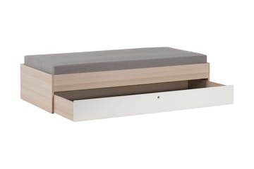 Spot Seng 90x200 cm Tre / Natur / Hvit - VOX - Møbler - Senger - Rammeseng