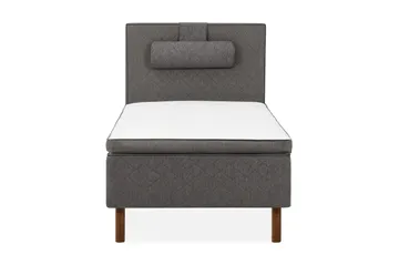 Sundborn Rammeseng 105x200 Grå - Lateks - Møbler - Senger - Enkeltsenger