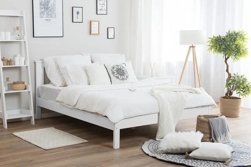 Tannay Dobbeltseng 140 | 200 cm - Hvit - Møbler - Senger - Sengeramme & sengestamme