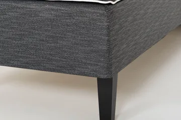 Viken Bas Komplett Rammeseng 120x200 Grå - Polyeter - Møbler - Senger - Enkeltsenger