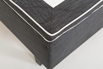 Viken Bas Komplett Rammeseng 120x200 Grå - Polyeter - Møbler - Senger - Enkeltsenger