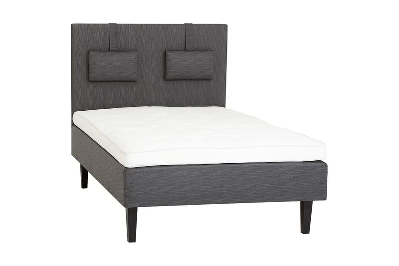 Viken Bas Rammeseng 120X200Cm, Grå, Konisk Eikeben