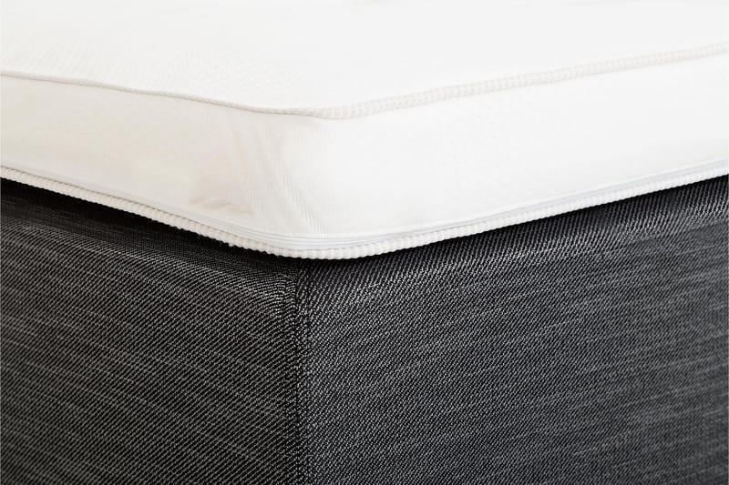 Viken Bas Rammeseng 120X200Cm - Grå, Konisk Eikeben - Møbler - Senger - Enkeltsenger