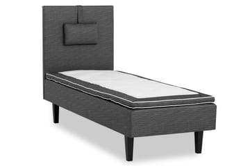 Viken Bas Rammeseng 80X200Cm - Grå, Konisk Eikeben - Møbler - Senger - Enkeltsenger