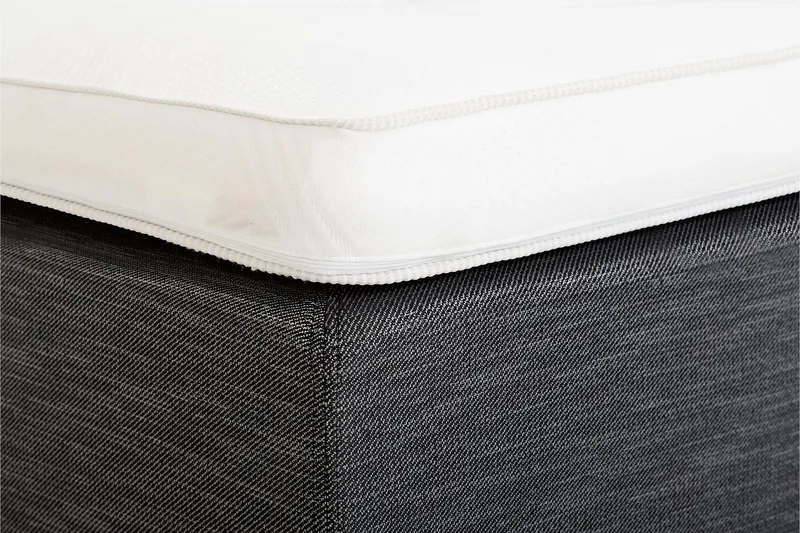 Viken Bas Rammeseng 80X200Cm - Grå, Konisk Eikeben - Møbler - Senger - Enkeltsenger