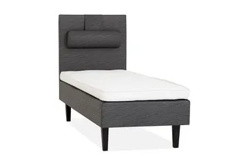 Viken Bas Rammeseng 80X200Cm - Grå, Konisk Eikeben - Møbler - Senger - Enkeltsenger