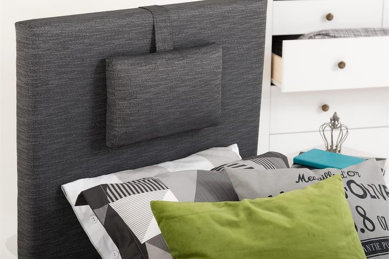 Viken Bas Rammeseng 80X200Cm - Grå, Konisk Eikeben - Møbler - Senger - Enkeltsenger