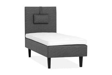 Viken Bas Rammeseng 80X200Cm - Grå, Konisk Eikeben - Møbler - Senger - Enkeltsenger