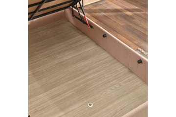 Reghum Kontinentalseng 100x200 cm - Lysebrun - Møbler - Senger - Komplett sengepakke