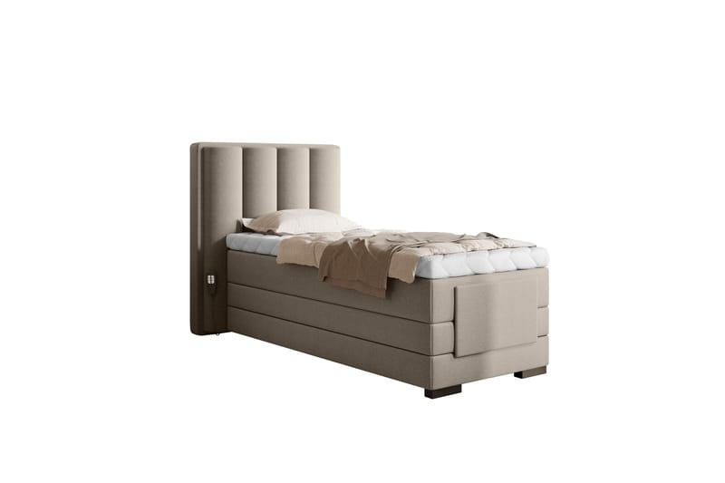 Banti Justerbar Kontinentalseng 90x200 cm, Beige