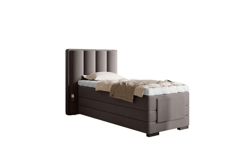 Banti Justerbar Kontinentalseng 90x200 cm - Beige - Møbler - Senger - Regulerbare senger