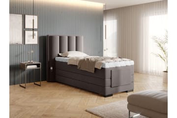 Banti Justerbar Kontinentalseng 90x200 cm - Beige - Møbler - Senger - Regulerbare senger