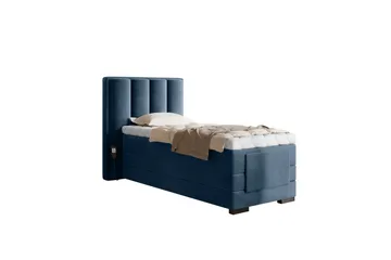 Banti Justerbar Kontinentalseng 90x200 cm - Blå - Møbler - Senger - Regulerbare senger