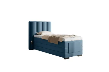 Banti Justerbar Kontinentalseng 90x200 cm - Blå - Møbler - Senger - Regulerbare senger