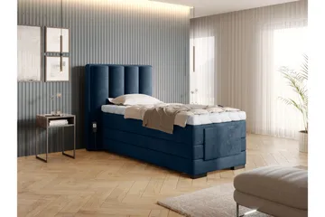 Banti Justerbar Kontinentalseng 90x200 cm - Blå - Møbler - Senger - Regulerbare senger