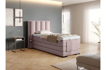 Banti Justerbar Kontinentalseng 90x200 cm - Rosa - Møbler - Senger - Regulerbare senger