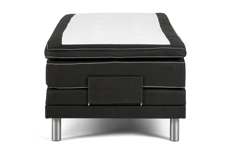 Detroit Justerbar Seng 90x200 cm Hev og senk, Svart