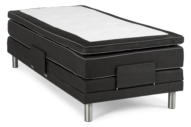 Detroit Justerbar Seng 90x200 cm Hev og senk - Svart - Møbler - Senger - Regulerbare senger