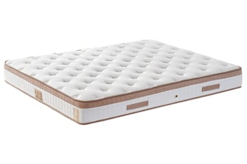Kontinentalseng Dubbel Pylpio 150x200 cm - Lysebrun - Møbler - Senger - Regulerbare senger
